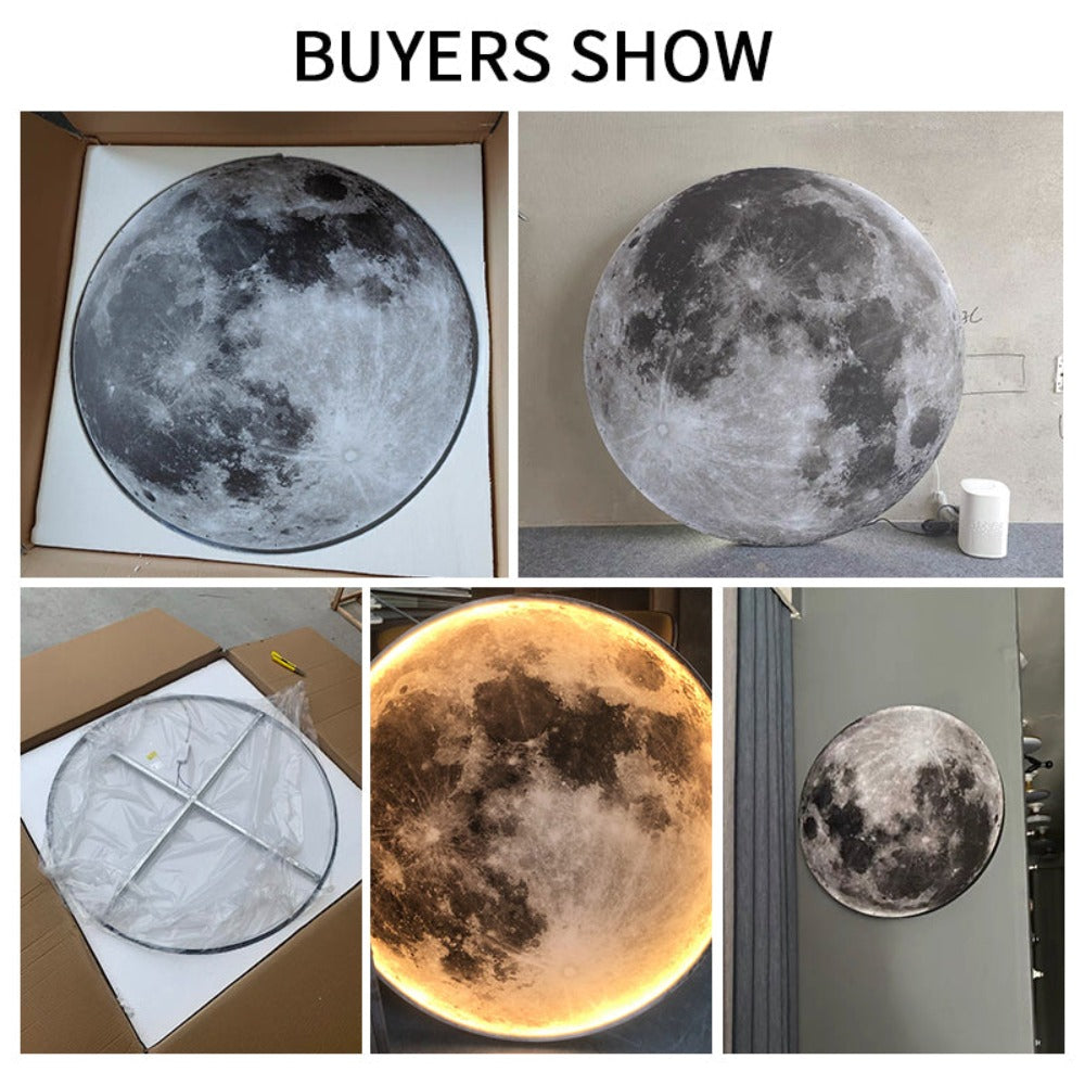 Stjärnklart - 3D LED Mond oder Erde Deckenlampe