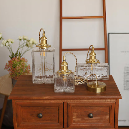 Farrah - Moderne Glas-Hängelampe im Retro-Look