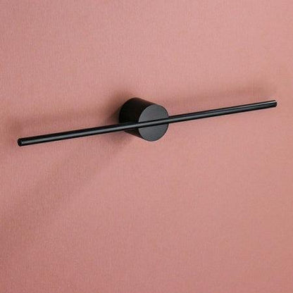 TowelCraft – Moderner Wand-Handtuchhalter aus schwarzem Metall