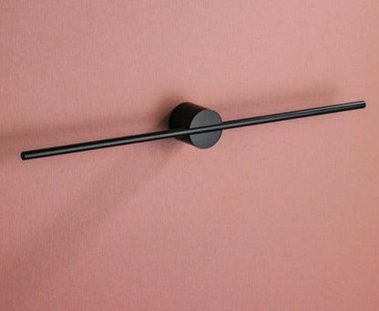 TowelCraft – Moderner Wand-Handtuchhalter aus schwarzem Metall