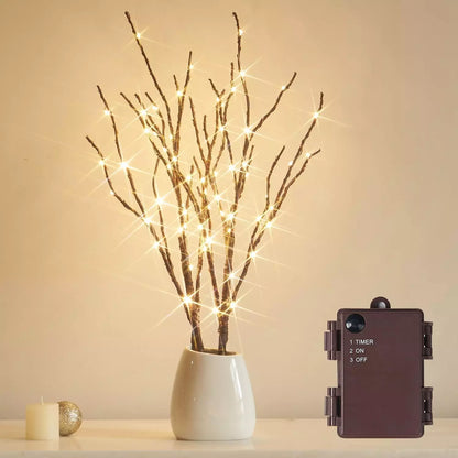 Marilyn – Lampe aus Weidenzweigen mit sanftem Naturlicht