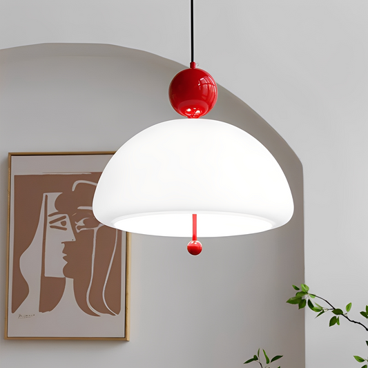 Ruffa – Vintage Glas-Leuchter im skandinavischen Stil
