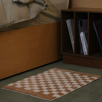 KaroWeich – Extra weicher Badteppich mit stylischem Karodesign