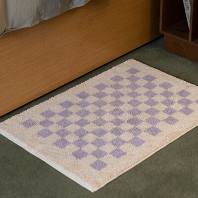KaroWeich – Extra weicher Badteppich mit stylischem Karodesign