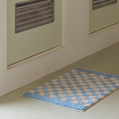 KaroWeich – Extra weicher Badteppich mit stylischem Karodesign
