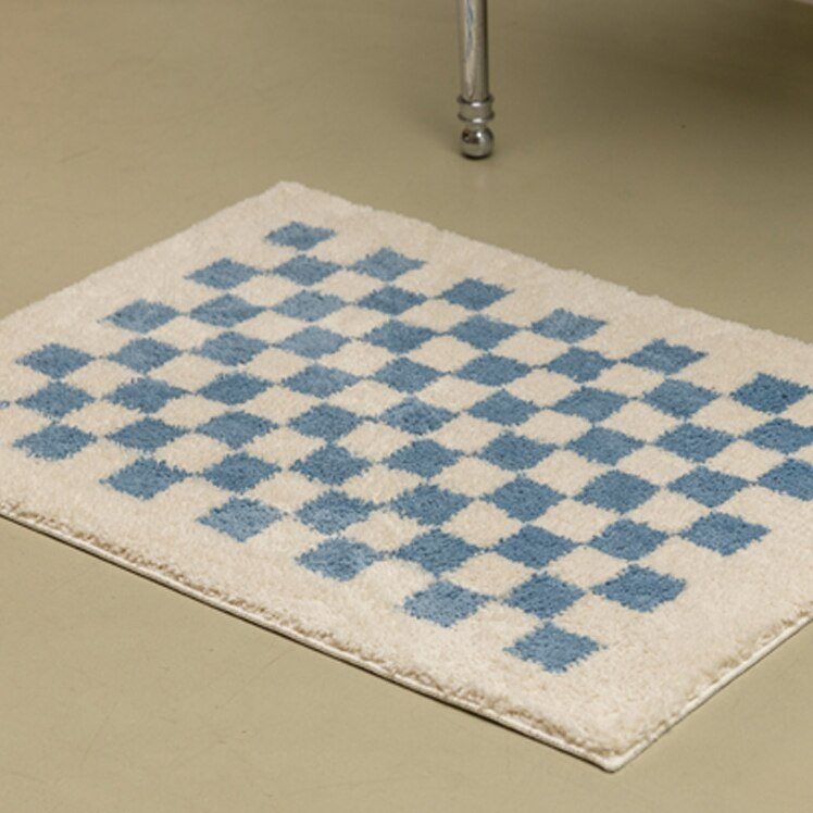 KaroWeich – Extra weicher Badteppich mit stylischem Karodesign