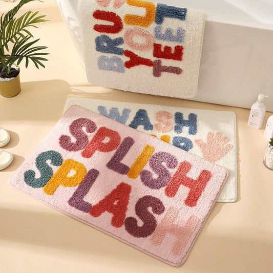 SplashMat – Rutschfeste Badezimmermatte mit Statement