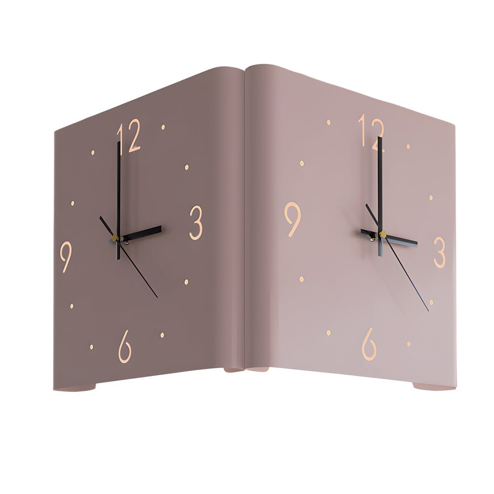 Elina – Beidseitige Wandleuchte mit Uhr