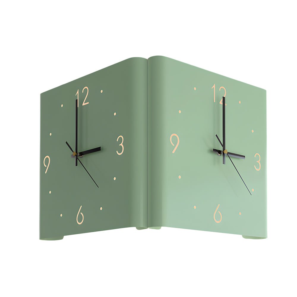 Elina – Beidseitige Wandleuchte mit Uhr