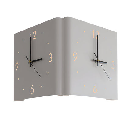 Elina – Beidseitige Wandleuchte mit Uhr
