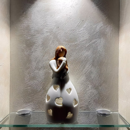 Maria – Rustikale Harz-Kerzenlampe
