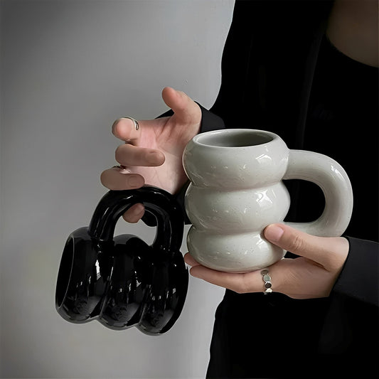 Amélie – Große Keramiktasse im Französischen Stil