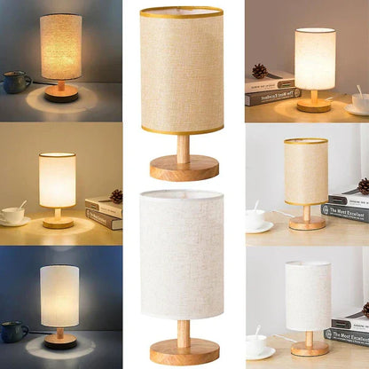 Lunora – Nachtlampe aus massivem Holz