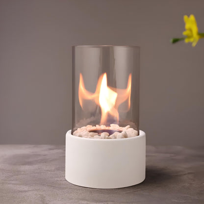 Lumea – Tragbare Glas-Tischfeuerlampe