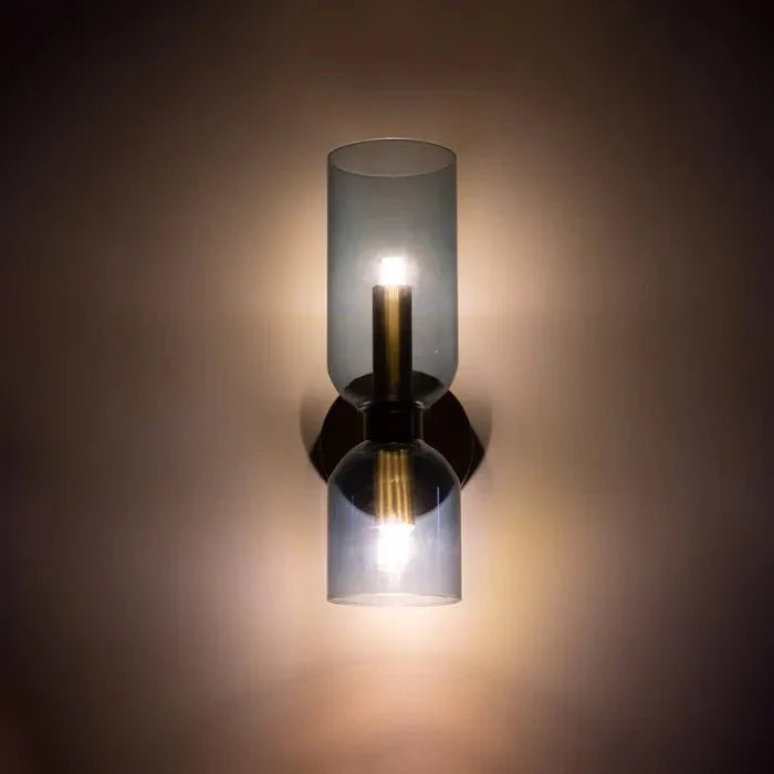 DuoGlas – Doppelköpfige LED-Wandleuchte