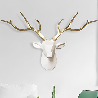 Arlo – Hirschgeweih Wanddekoration aus Kunstharz